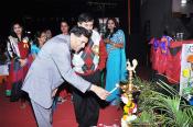 Honourable Chairman Sir Lighting the lamp